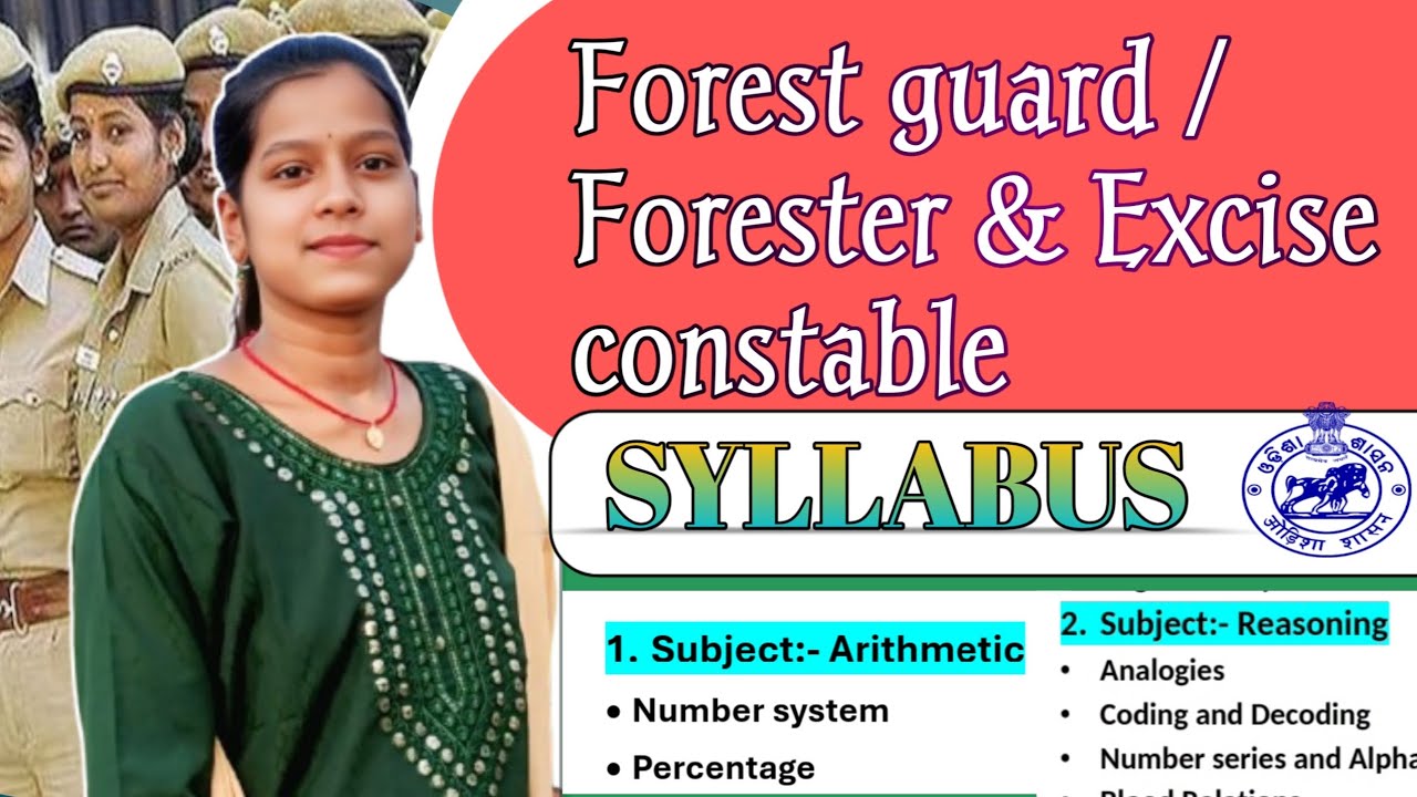 Forest guard Forester complete syllabus 2026🔥 / Forest guard syllabus🚨 / By Study with Archana