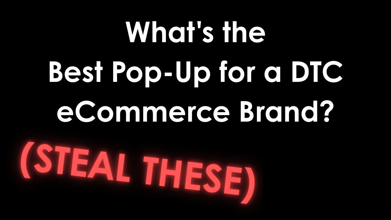 the GENIOUS new Pop-ups top Ecommerce brands are using to increase conversions (examples inside)