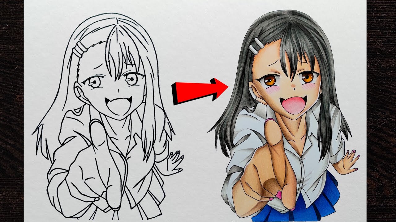 Drawing - Hayase Nagatoro||Timelapse Anime Drawing||[Ijiranaide Nagatoro-san]