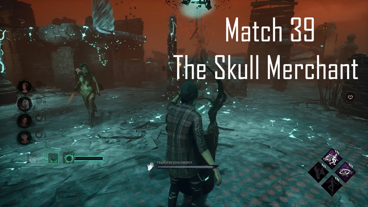 Dead by Daylight Match 39 The Skull Merchant/with friends!