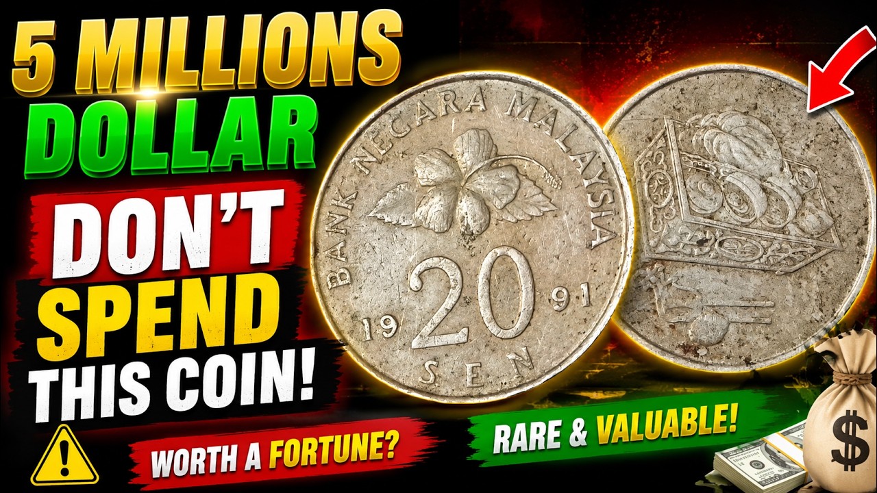 🔥 Don't Spend This 1991 Malaysia 20 Sen Coin! Hidden History & Value!