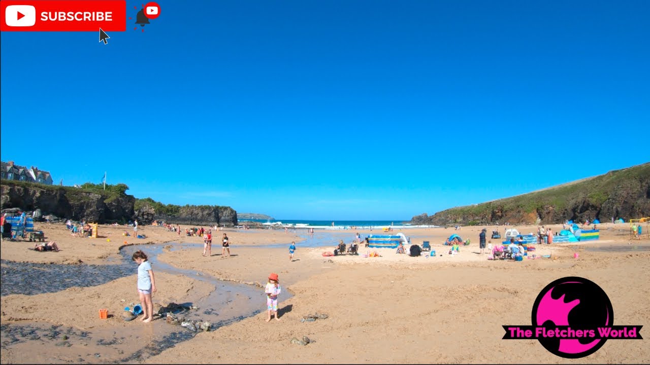 Day 5 in Cornwall, Trevone Bay Beach, Old Time Sailors Live! Drone Views of Sink Hole & Timelapse