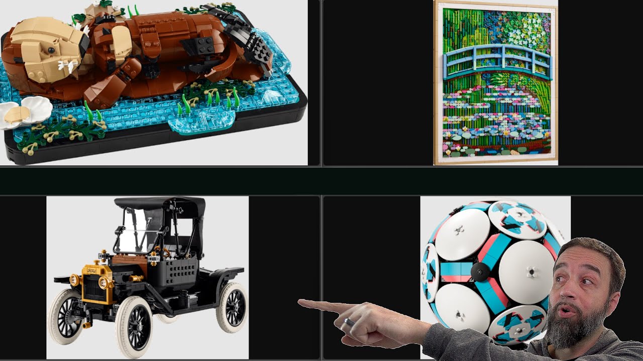 More LEGO reveals & thoughts: Sea Otter, Model T, Monet Art set, plus a bonus #NotSponsored