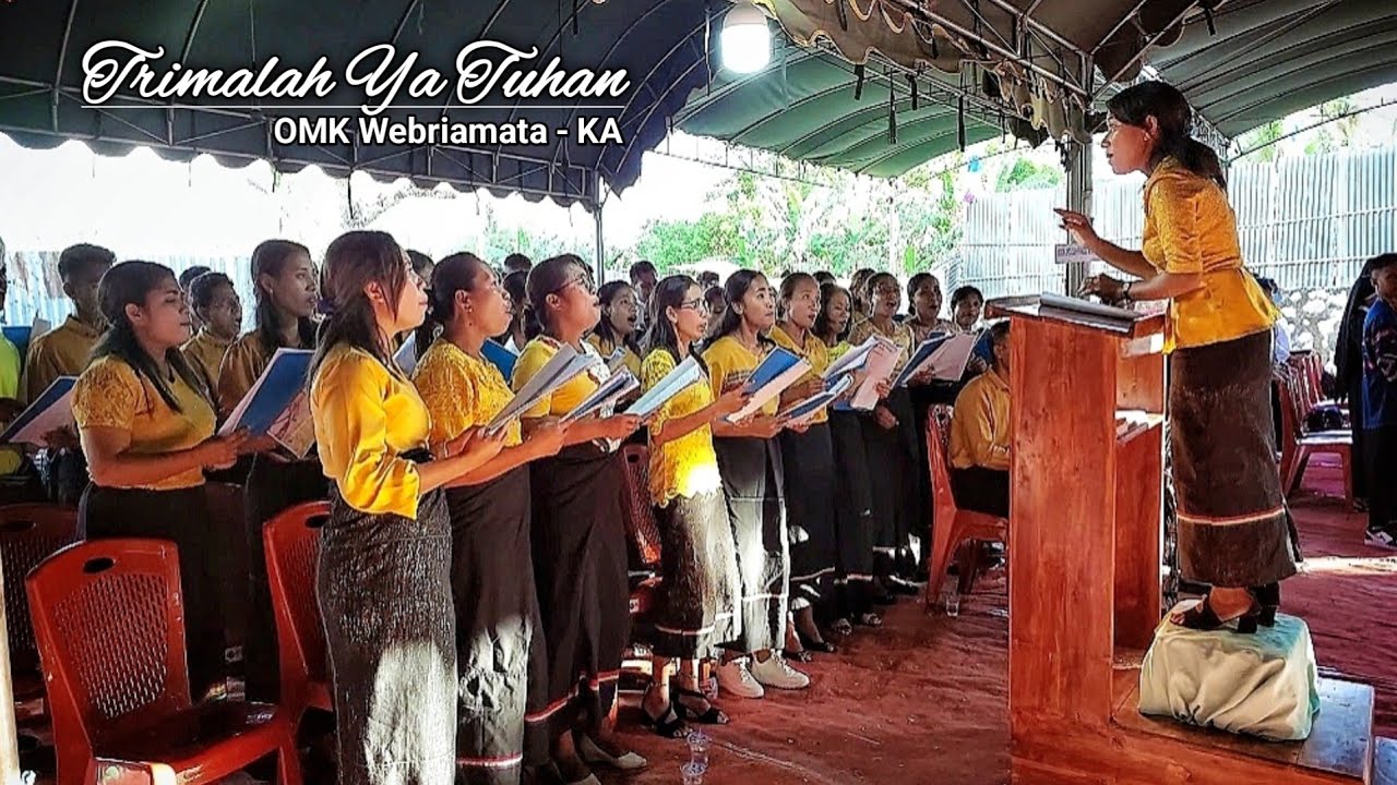 Trimalah Ya Tuhan (gaya betawi) // Koor Misa Syukur Imam Baru - OMK Paroki Webriamata