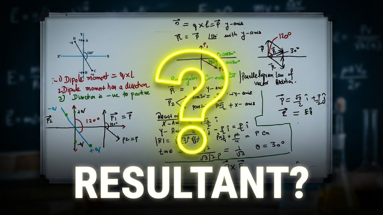 Vector Addition of Dipole Moments: The 120-Degree Resultant Trick