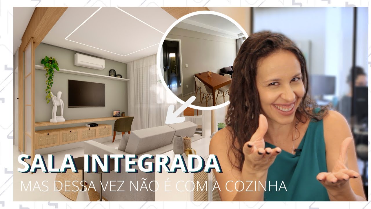 SALA GIGANTE EM APÊ PEQUENO
