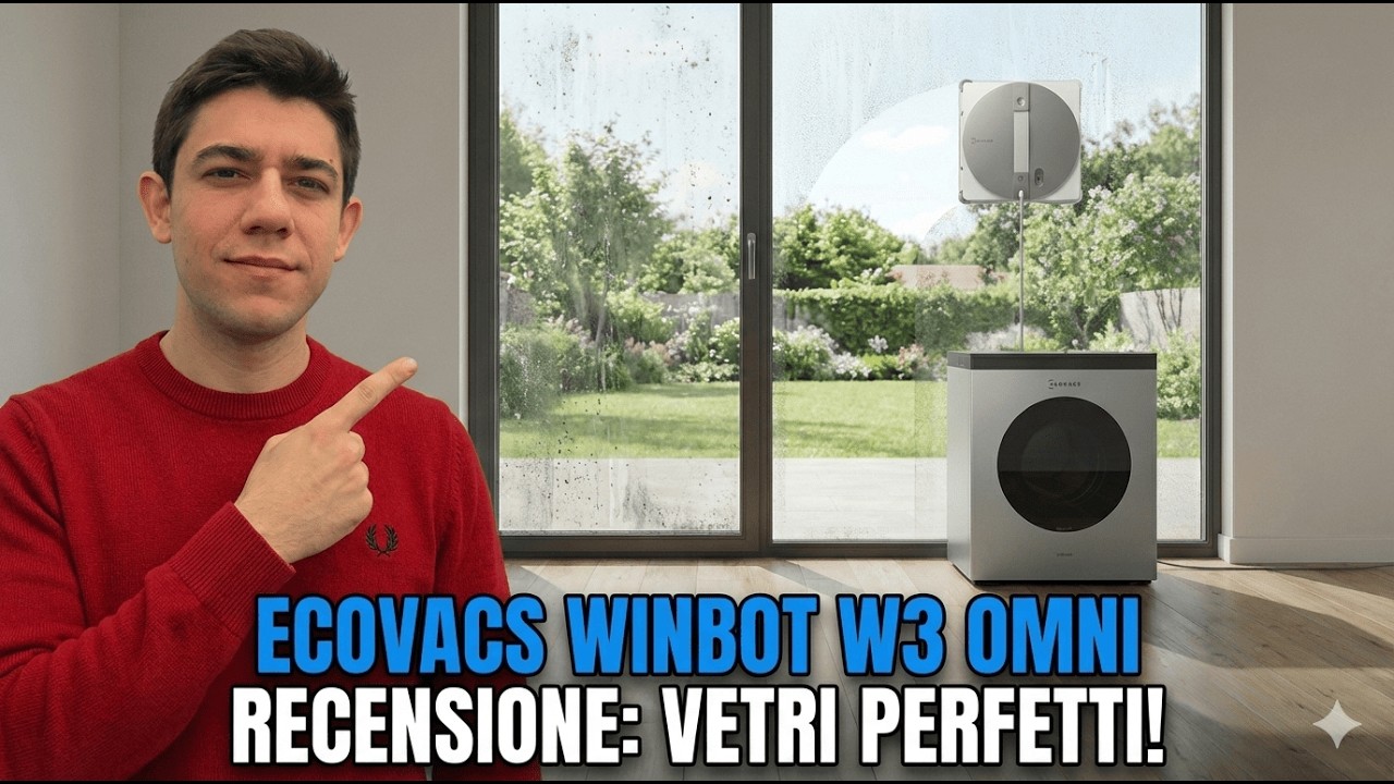 Il re dei robot lavavetri! Ecovacs Winbot W3 Omni - Recensione