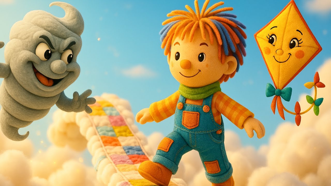 Ep. 2 Leo and the Playful Wind 🌬️ | Magical Nursery Story & Lullaby for children | KID Ventura TV