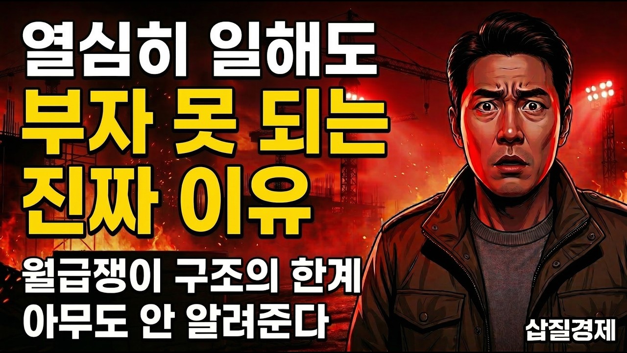 왜 열심히 일할수록 더 가난해지는가 | 직장인 구조적 한계의 진실 [삽질경제]