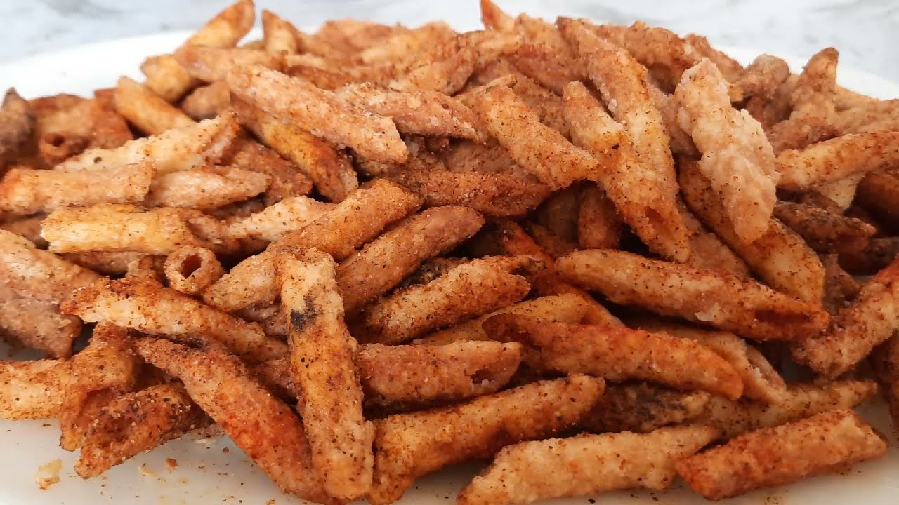 Crispy Pasta Snacks/ Spice Fried Macaroni Recipe