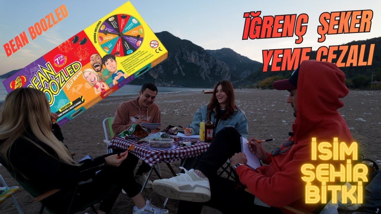 İĞRENÇ ŞEKER YEME CEZALI İSİM,ŞEHİR, BİTKİ OYUNU / BEAN BOOZLED