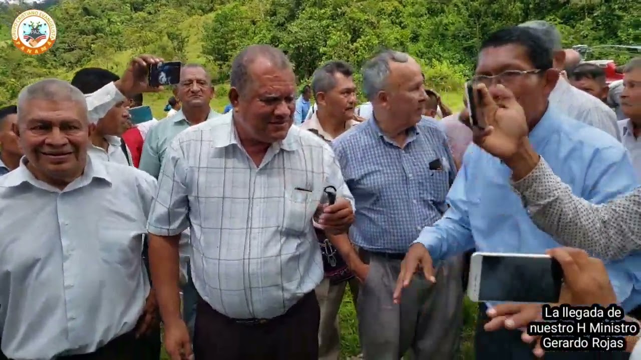 La llegada  de nuestro hermano Ministro Gerardo Rojas y los Obispo  Generales en Piedra Roja