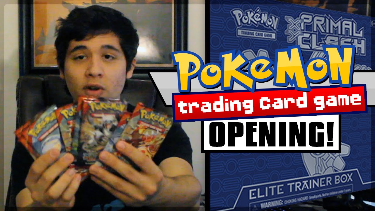Pokémon TCG | Primal Clash Kyogre Elite Trainer Box Opening!