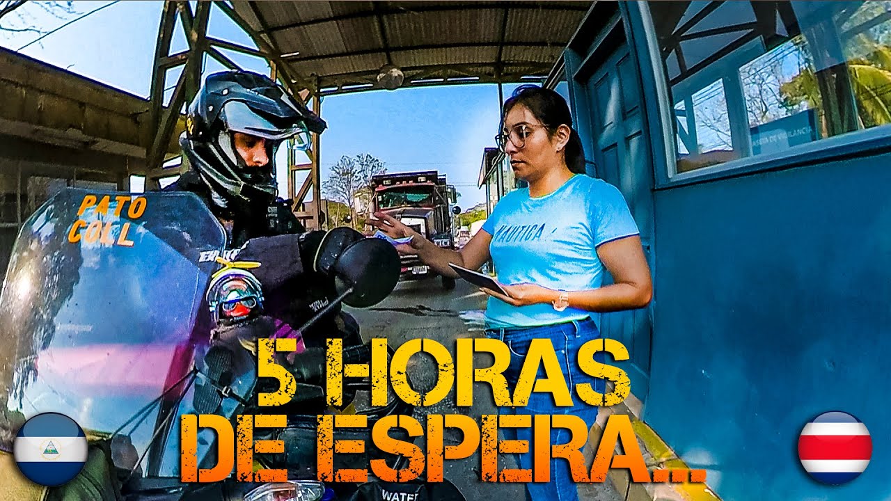 La PEOR FRONTERA de CENTROAMÉRICA 😓 COSTA RICA en Moto y con Perro CP17