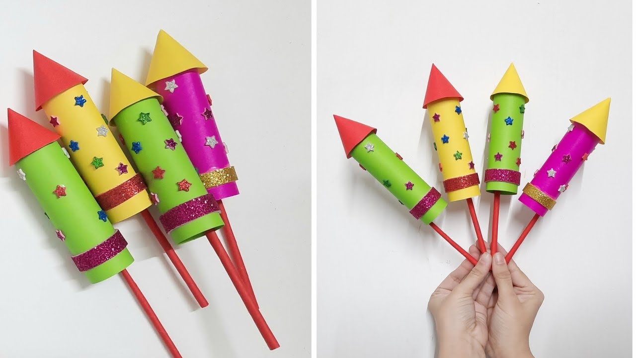 DIY Diwali Rockets | Paper Rockets Tutorial | Diwali Decoration Ideas | 2020 Diwali Decoration