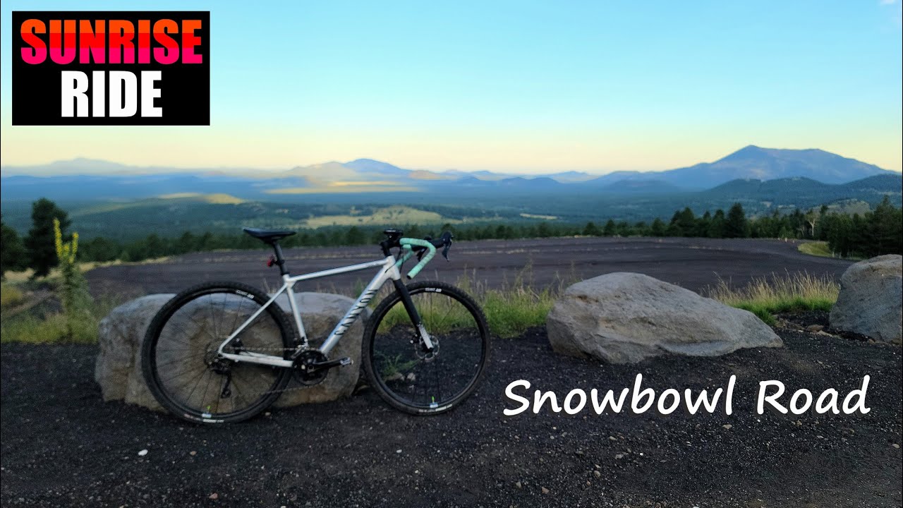Climbing At Sunrise And Descending During Golden Hour | Snowbowl Road | Biking Flagstaff Arizona