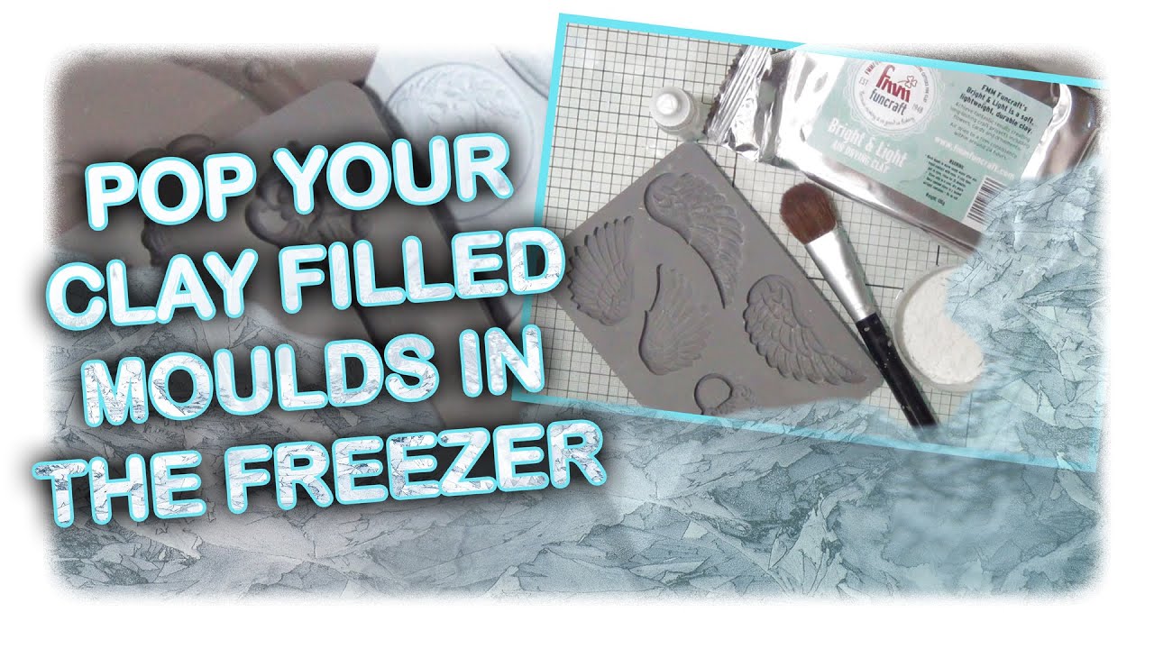How to easily release Paper Air Drying clay from moulds