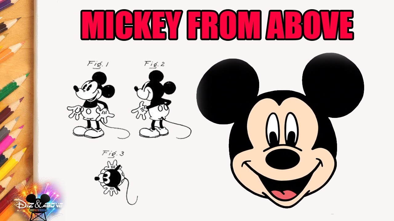 Mickey Mouse From Above (Birds Eye View)