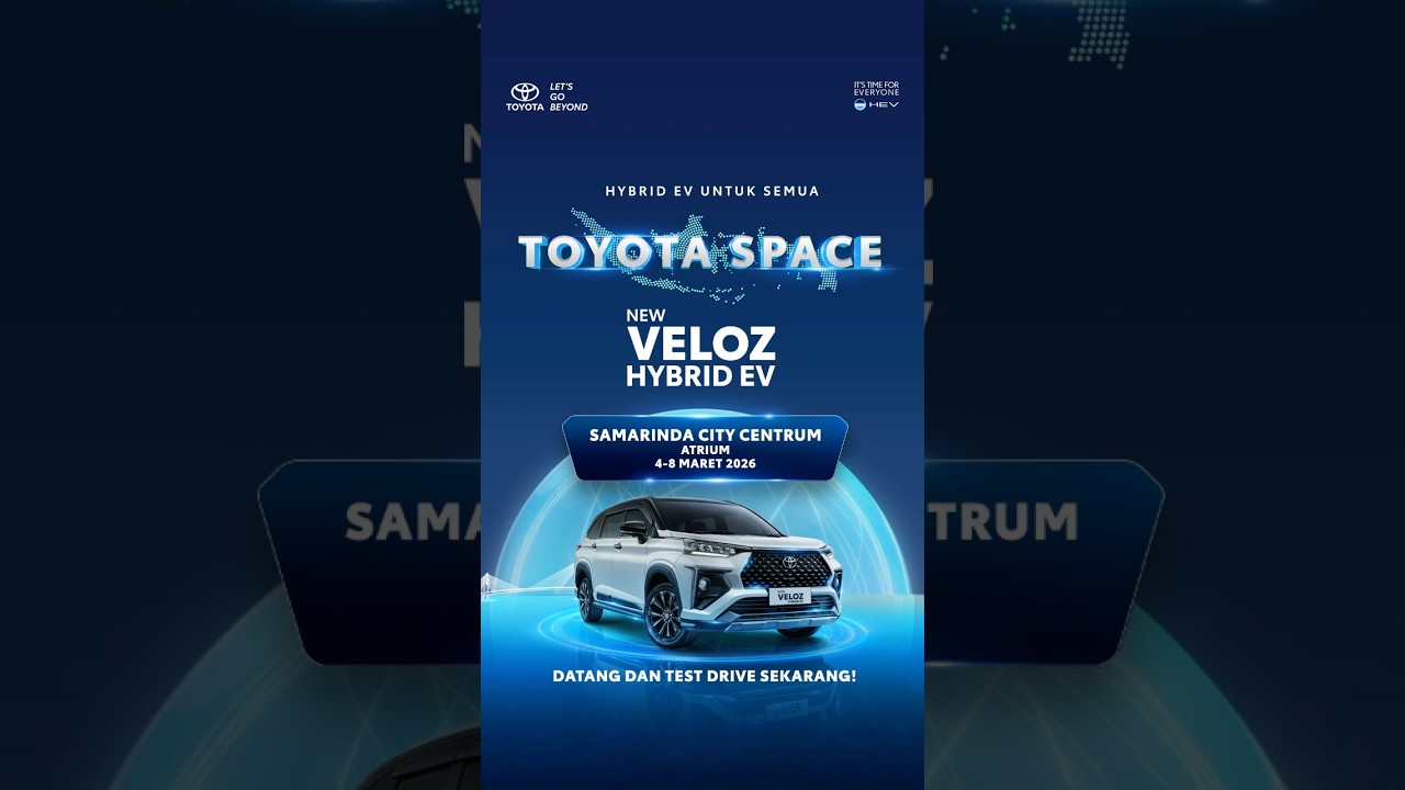 Samarinda, apa habar pian? Sekarang saatnya merasakan teknologi Hybrid EV Untuk Semua!