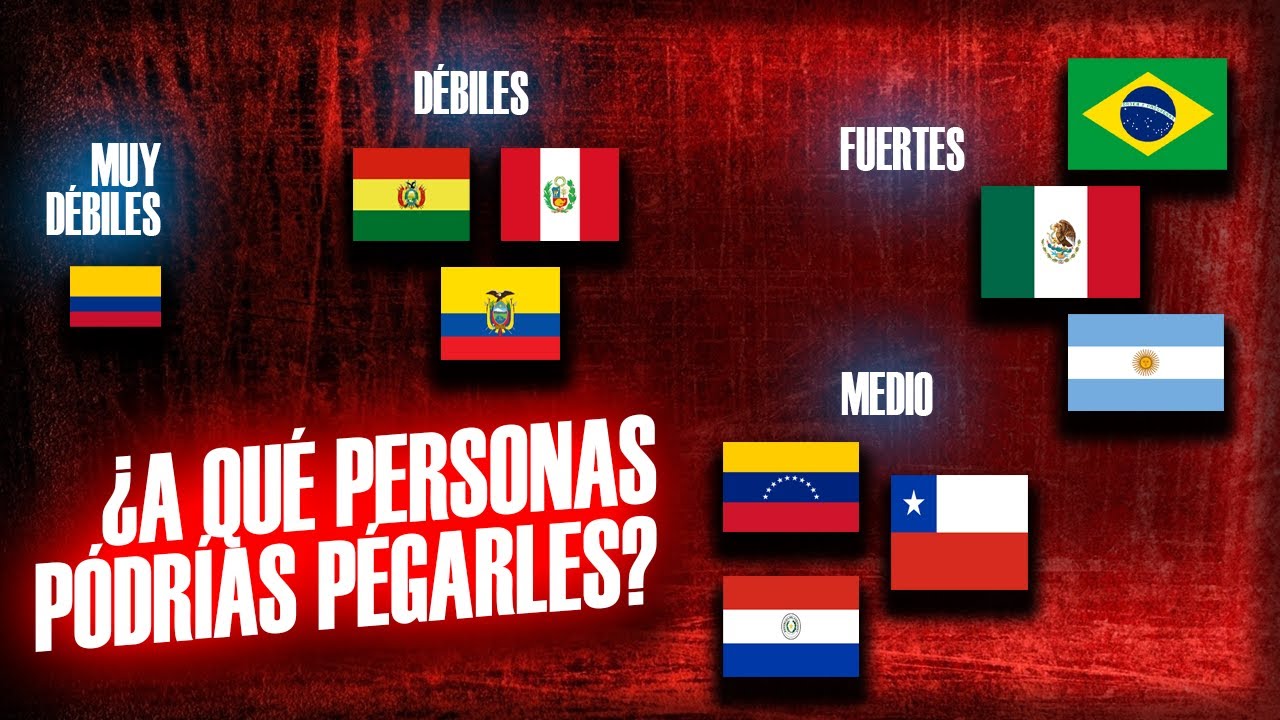 TOP 11 - Personas más fuertes y más débiles de Latinoamérica || ¿Los bolivianos son sensibles? 👊