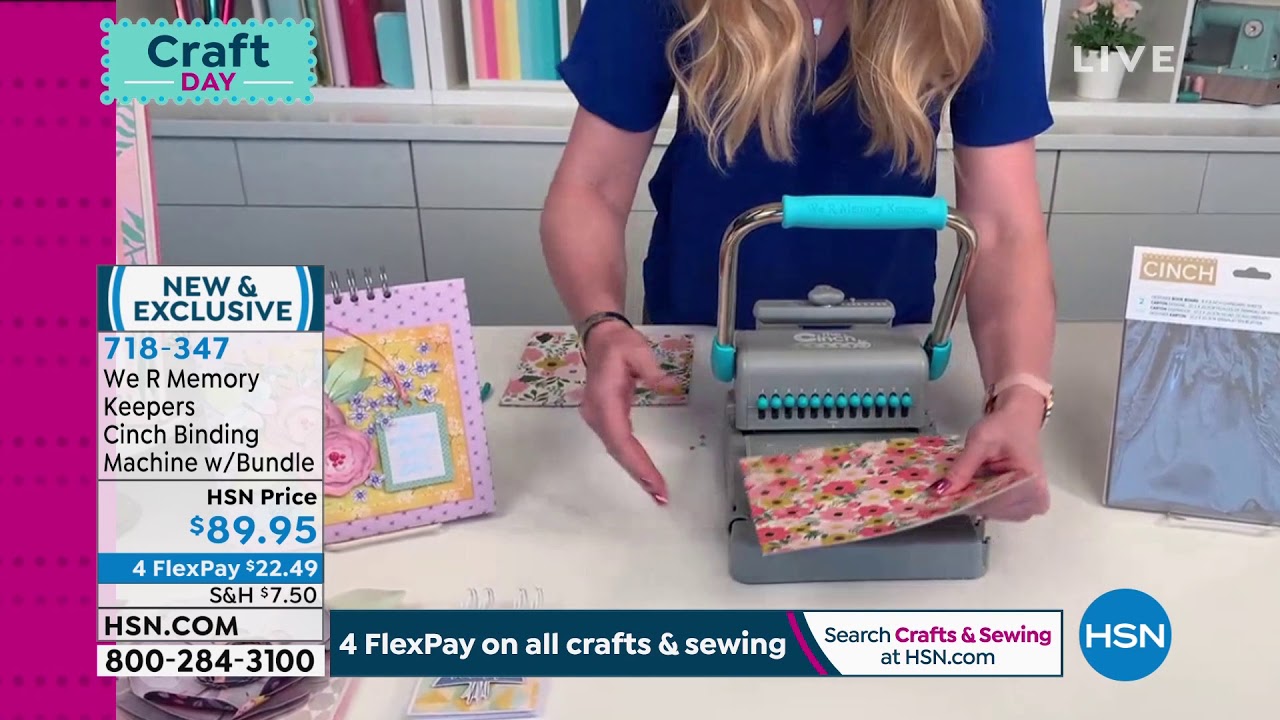 We R Memory Keepers Cinch Binding Machine with Bundle