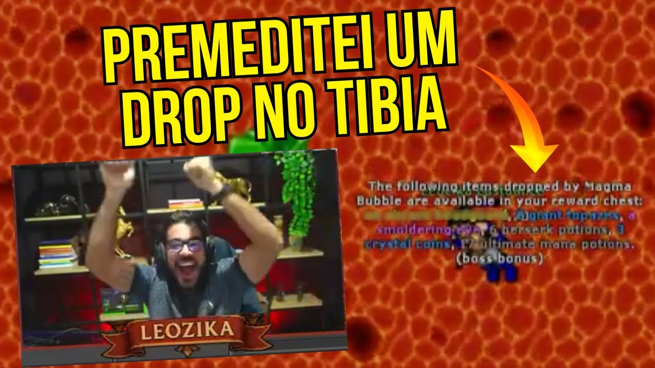 APRENDA A PREMEDITAR DROP NO TIBIA 😂😁😱