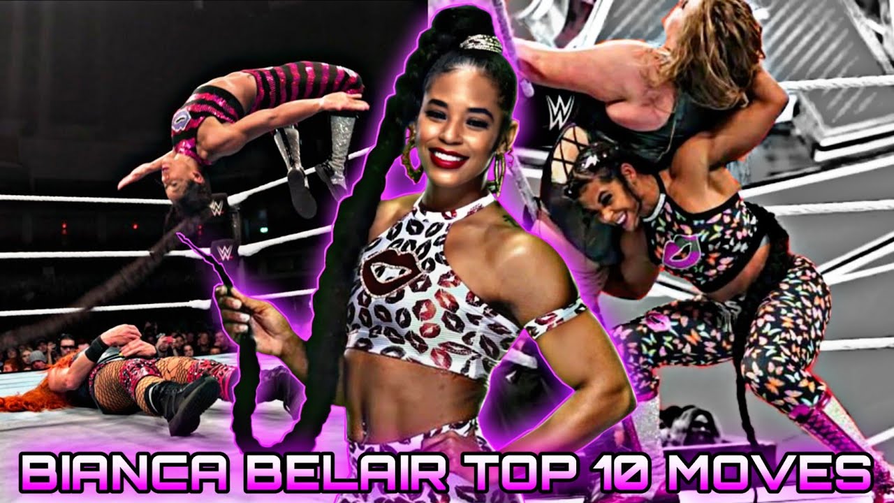Bianca Belair Top 10 Moves [ 300 Subscribers Special Video ]