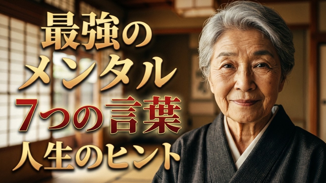 【樹木希林】どうすれば最強のメンタルになれる？不安が消える7つの言葉｜音声で聴く人生哲学