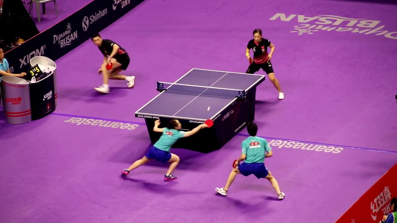 열기 후끈한 혼합복식 준결승! 쉬신 류스원(Xuxin/Liu Shiwen) vs 이토미마 미즈타니준(Ito Mima/Mizutani Jun)/Mixed Doubles SF