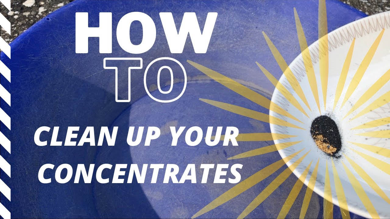 How to separate gold from black sand the cheap, low-tech way.