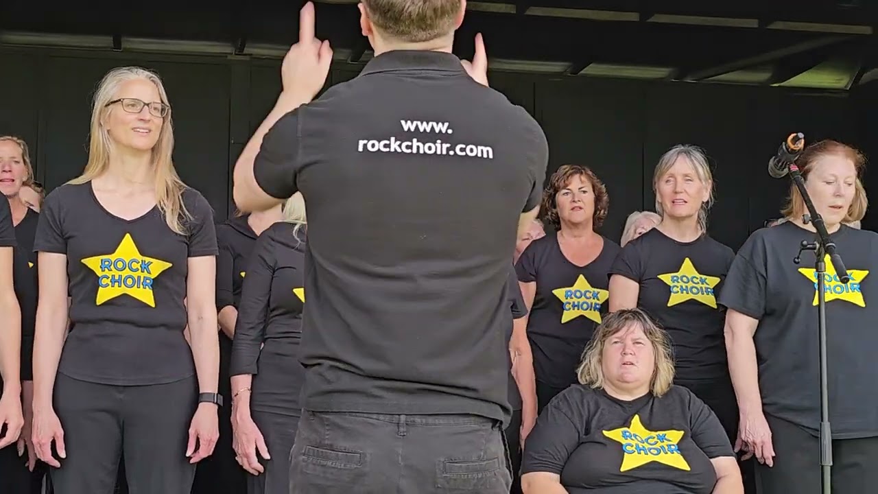 SOMEWHERE ONLY WE KNOW Rock Choir from Altrincham Festival 28th June 2025
