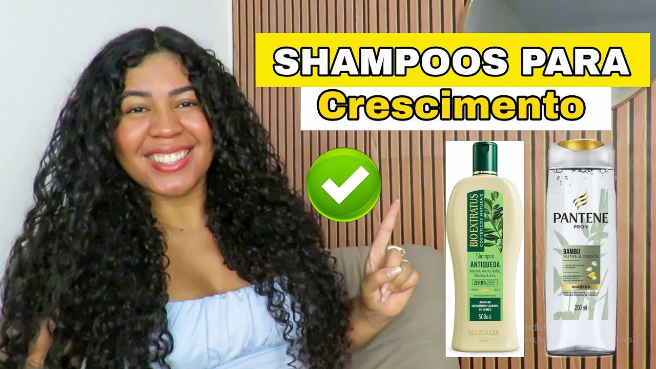 OS MELHORES SHAMPOOS PARA CRESCIMENTO E QUEDA | top 5 ✅️💖  #crescercabelo