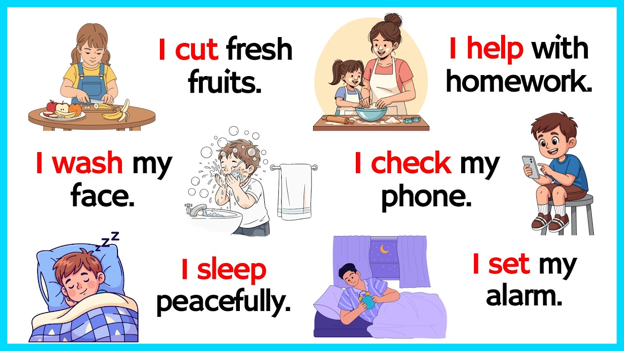 100 Common Daily Use English Sentences | Fun Learning Question Answers