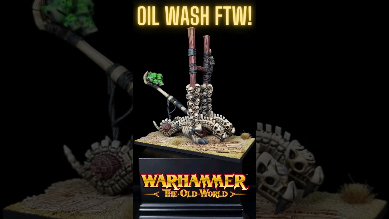 Oil Wash - ULTIMATE TOOL for painting Warhammer 