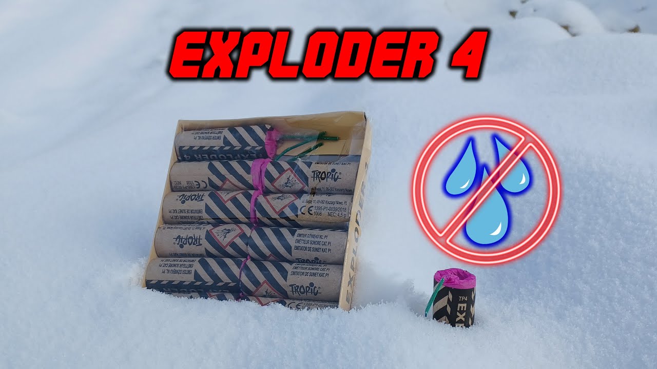 BARDZO MOCNE EMITERY - EXPLODER 4 *gasną w wodzie*