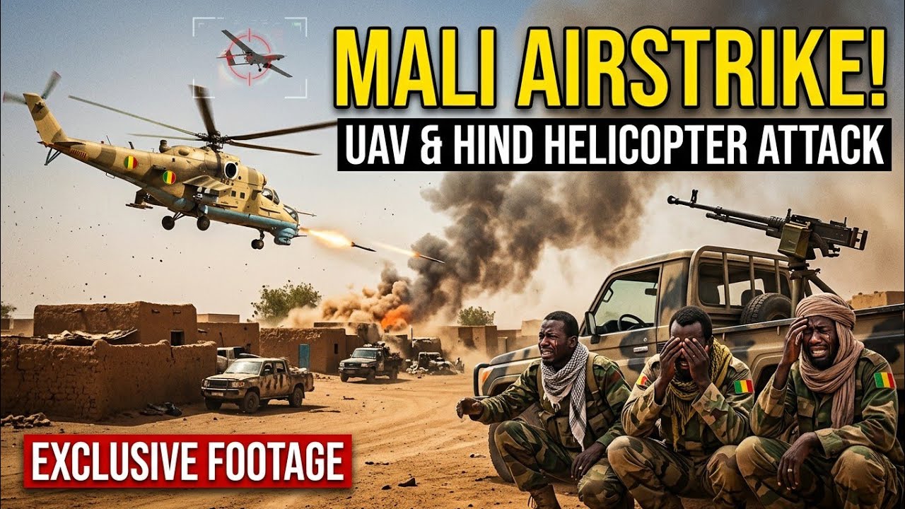 Malian Drone Strike On Al Qaeda Position 18+ Content 
