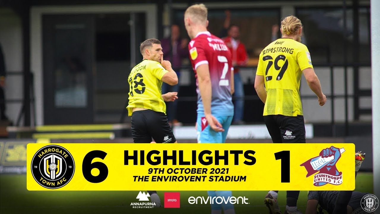 Harrogate Town 6-1 Scunthorpe United Highlights