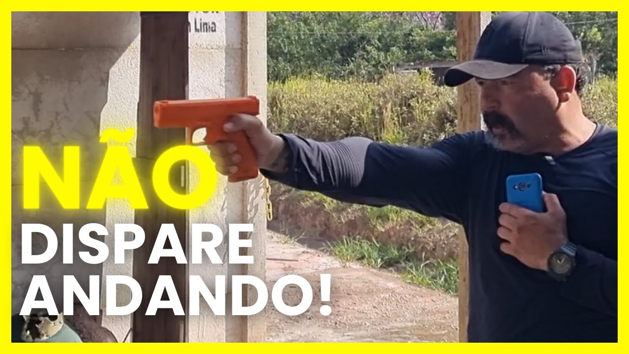 Não dispare andando!