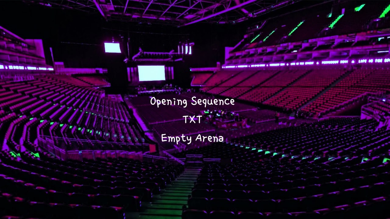 Opening Sequence by TXT but you're in an empty arena [CONCERT AUDIO] [USE HEADPHONES] 🎧