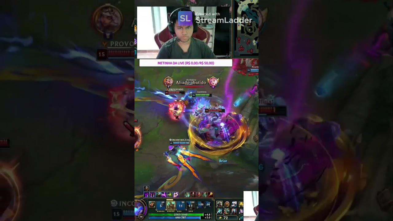 TRIPLE KILL DE RAMMUS AD/ATACK SPEED! 😅 | Luanmmus