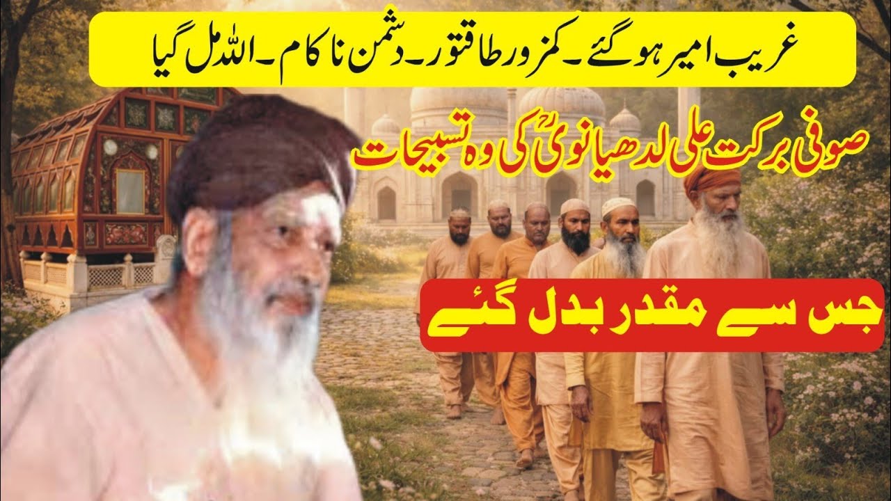 Sufi Barkat Ali Ludhianvi Ke Exclusive Tasbeehat |Sufism| Rohaniat 