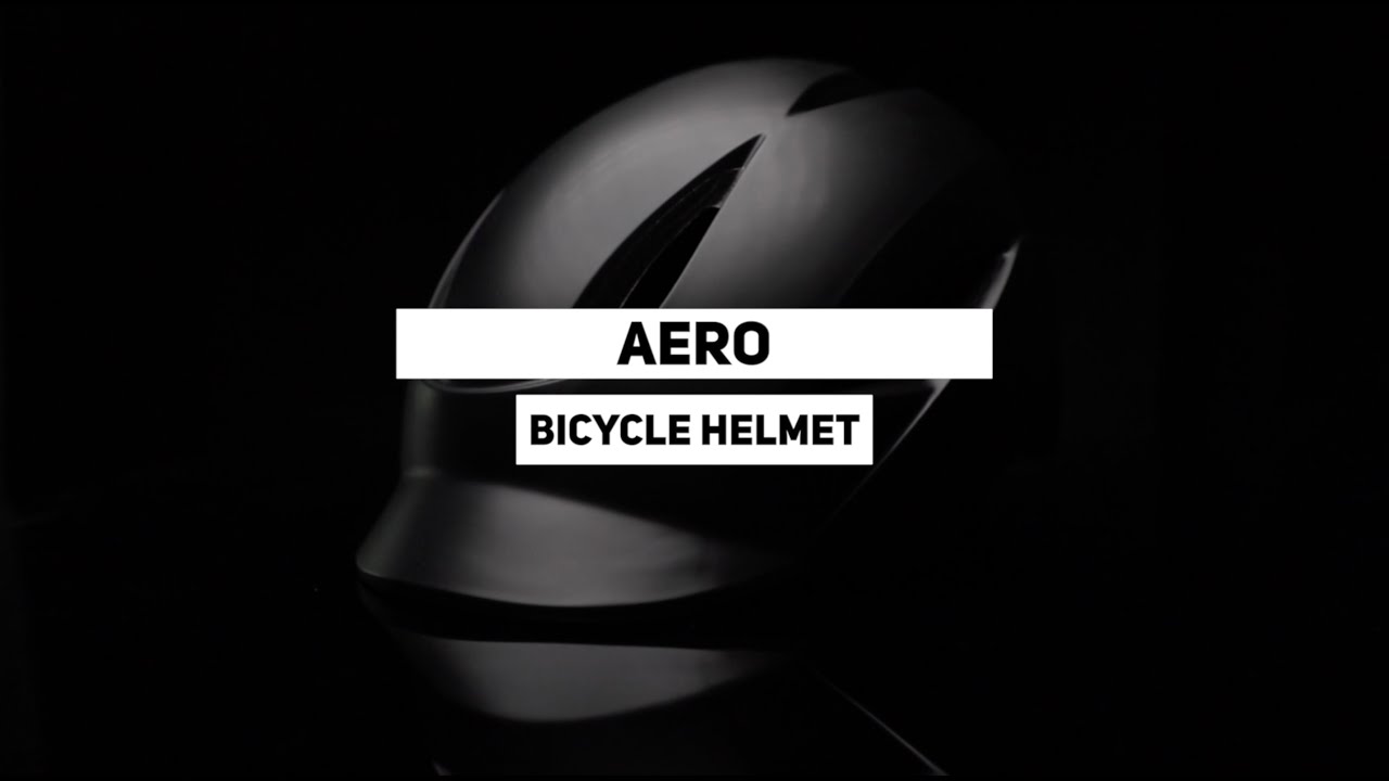 Introducing the AERO helmet. Lightweight, integrated LED light (rechargeable) & reflective straps.