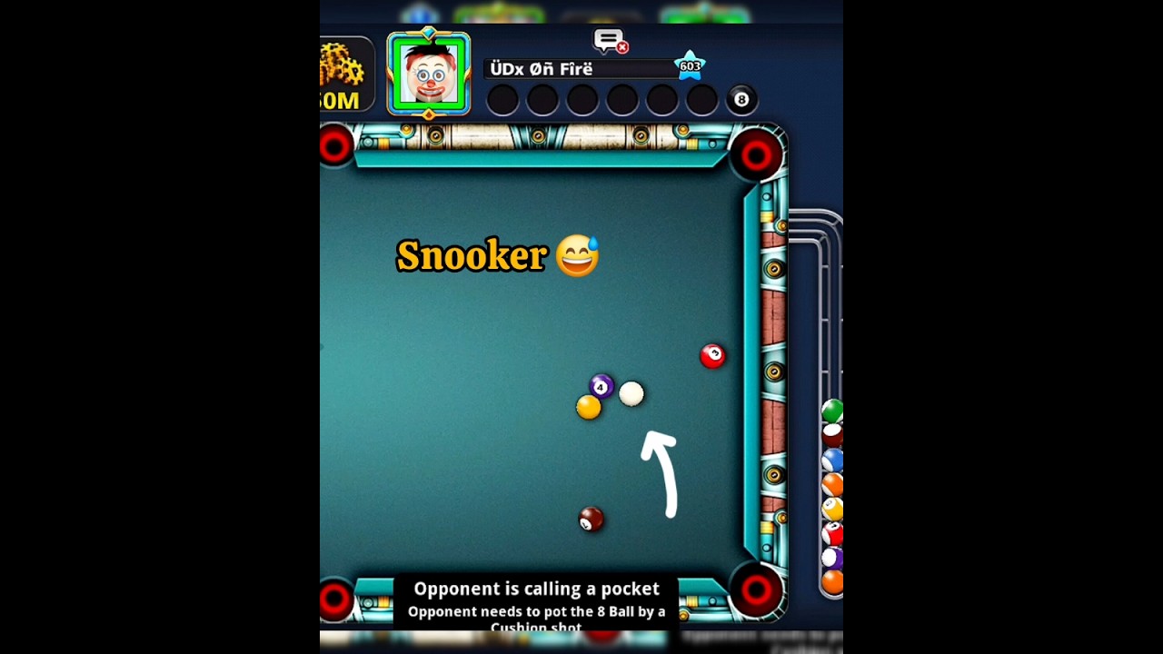 Snooker 😅 #8ballpool #teaching #coin #berlin #pool #funny #op #shorts