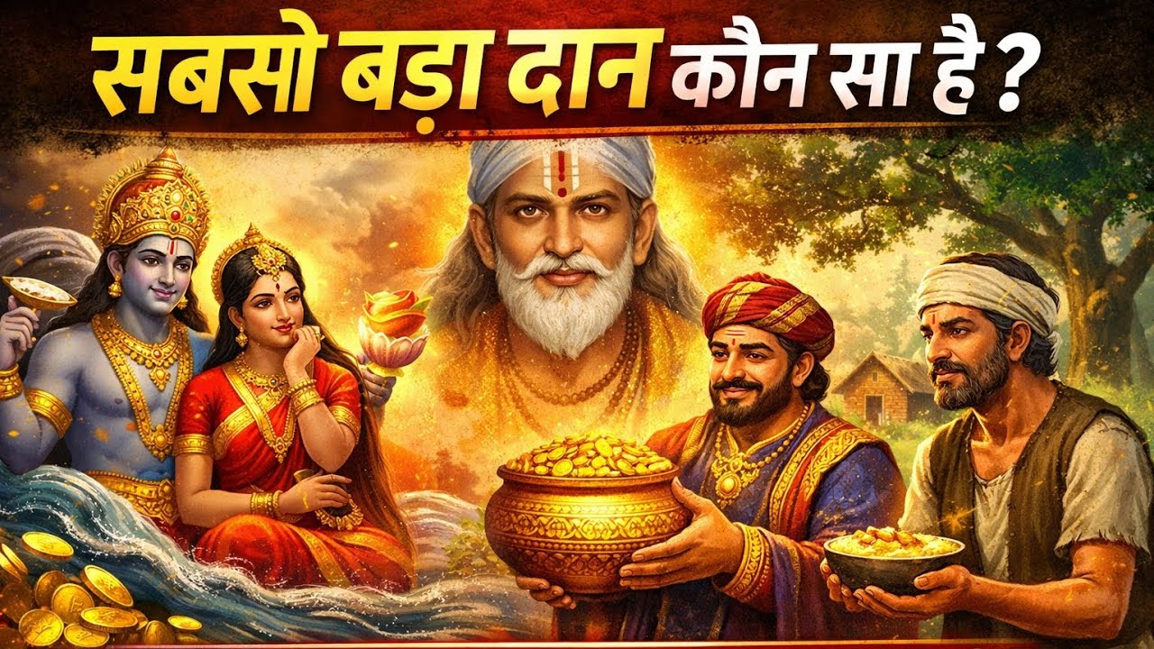 👉 सबसे बड़ा दान कौन सा है? भगवान विष्णु की अद्भुत कथा | सच्चे और कपटी की पहचान👉The Greatest Donation
