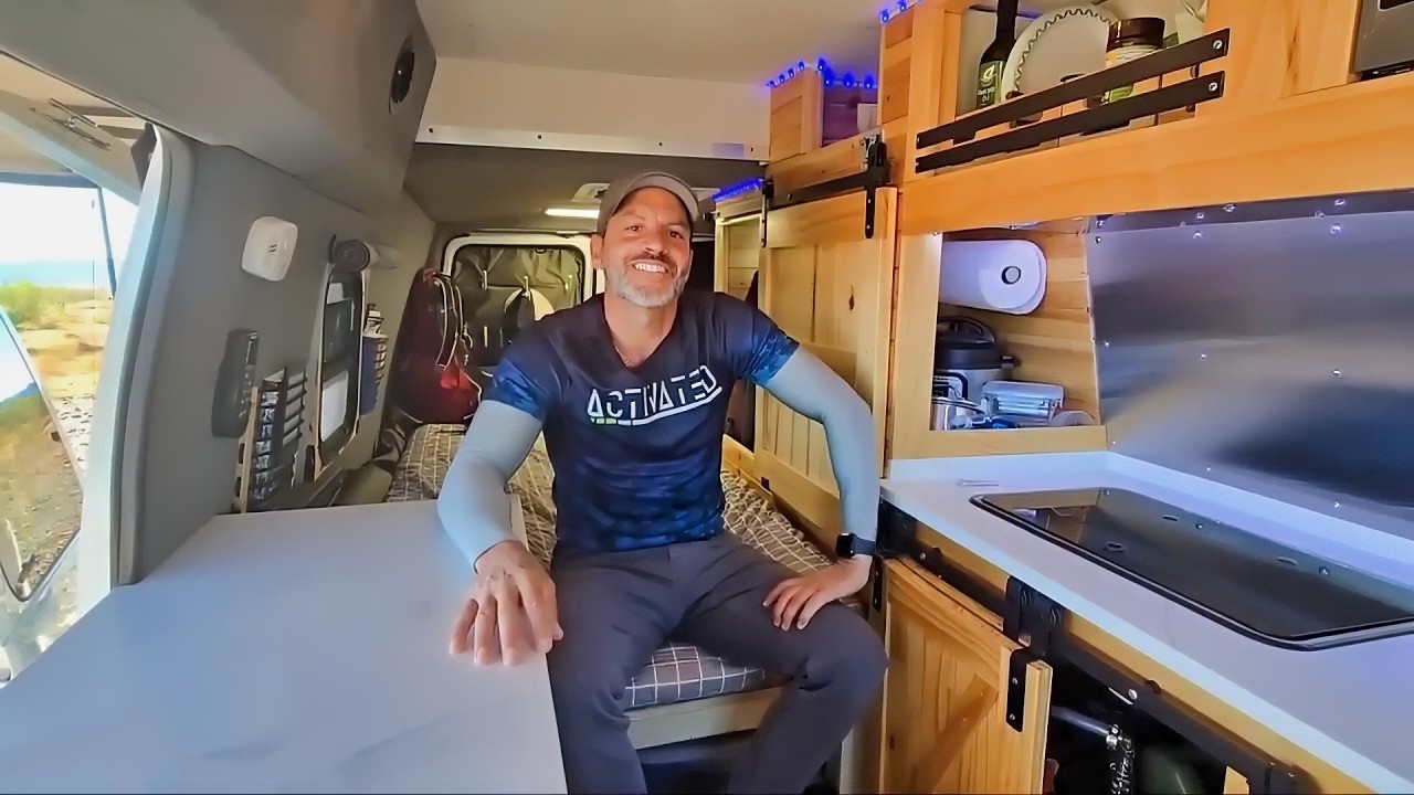 He Turned a 2004 Van into a LUXURY Apartment