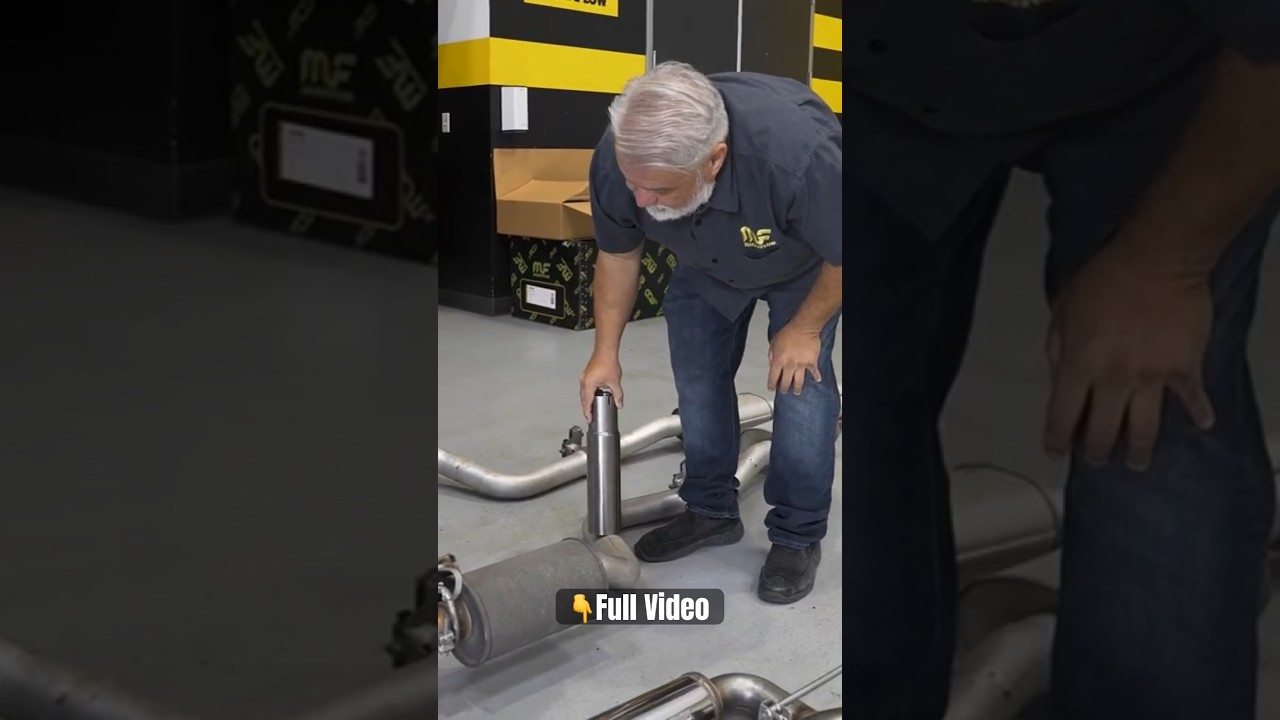 Increasing exhaust air flow = MORE HP 😈 #hellcat #srt #freedom #exhaust