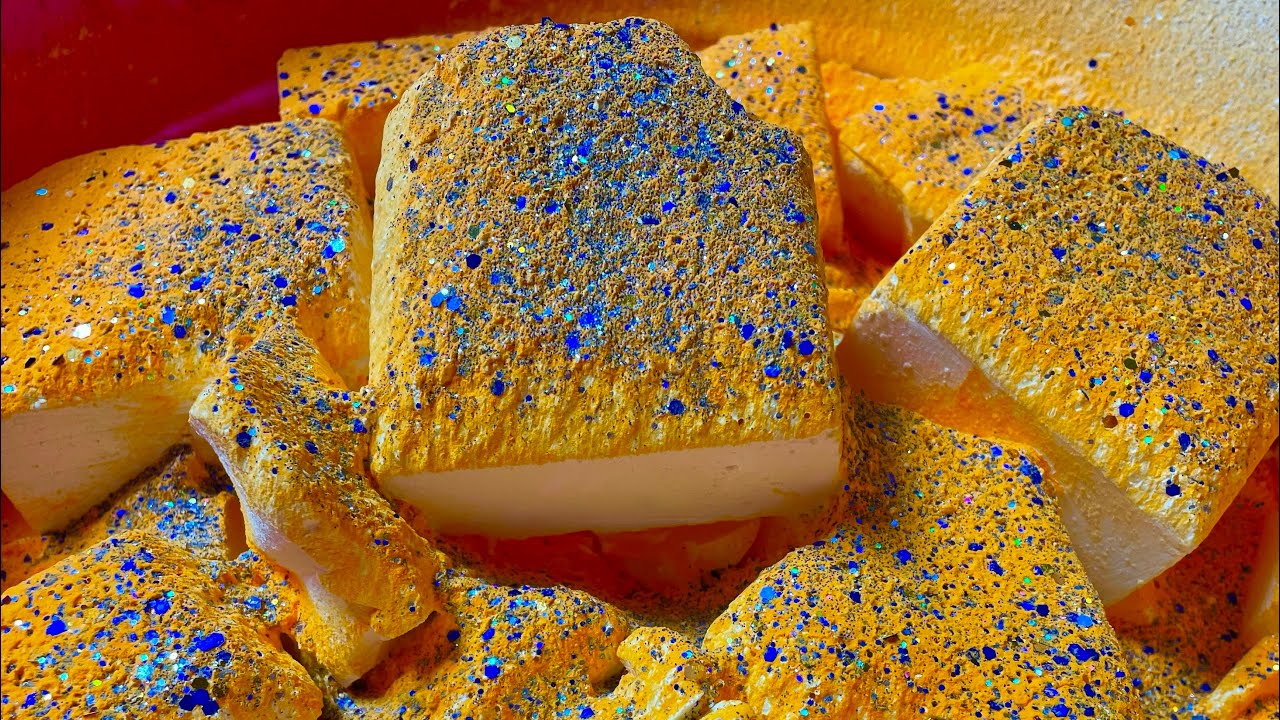 Soft ASMR Studio Co. Chalk with Squeaky Cornstarch & Orange Powder #longtimenocrush 