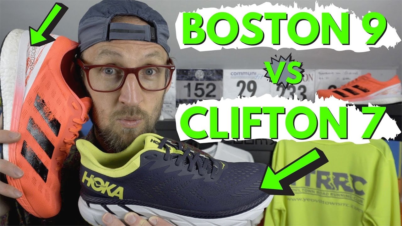 Adidas Boston 9 vs Hoka One One Clifton 7 | Shoe Comparison | Best £125 daily running shoe | eddbud