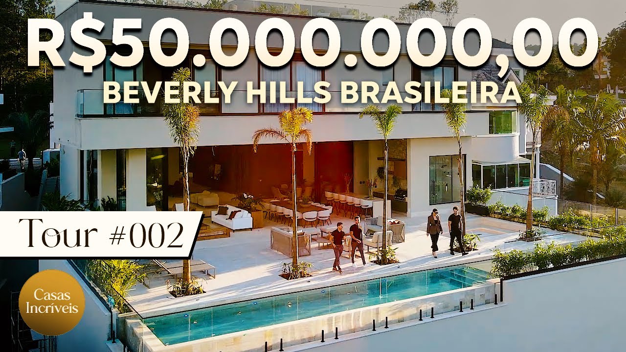 A CASA MAIS CARA DE ALPHAVILLE! R$50.000.000,00 | Casas Incríveis Tour #002