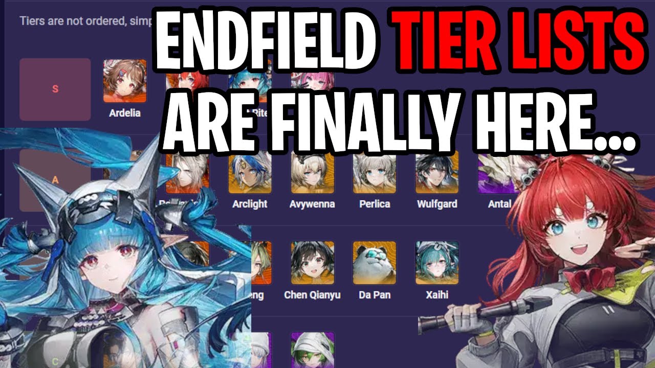 Launch Week Tier Lists Are Out - BEST Units To Build?! [Arknights: Endfield]
